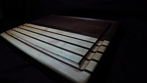 Black Walnut and Maple Cutting Board
