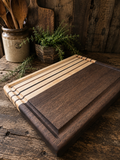 Black Walnut and Maple Cutting Board